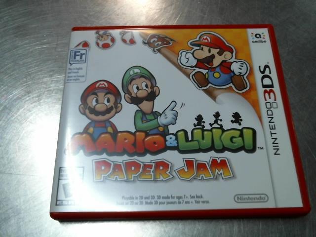 Mario & luigi paper jam