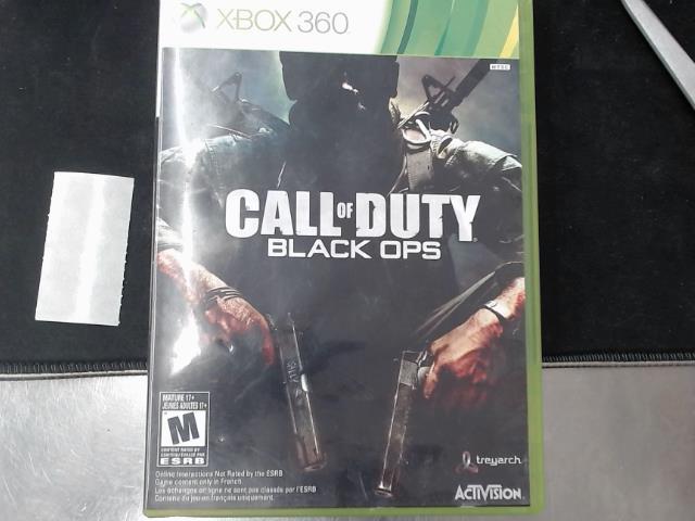 Jeu xbox 360 call of duty 7 : black ops