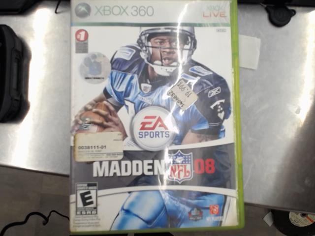 Jeu xbox 360 madden 08