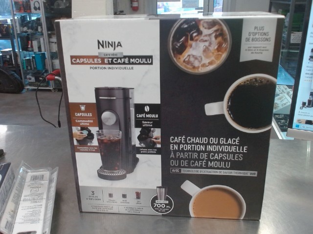 Machine caf neuve ninja pods&grounds