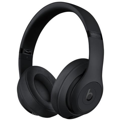 Wireless headphones black + case studio3