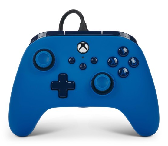 Xbox wired controller bleu