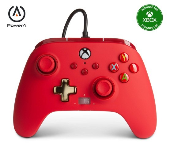 Xbox wired controller rouge