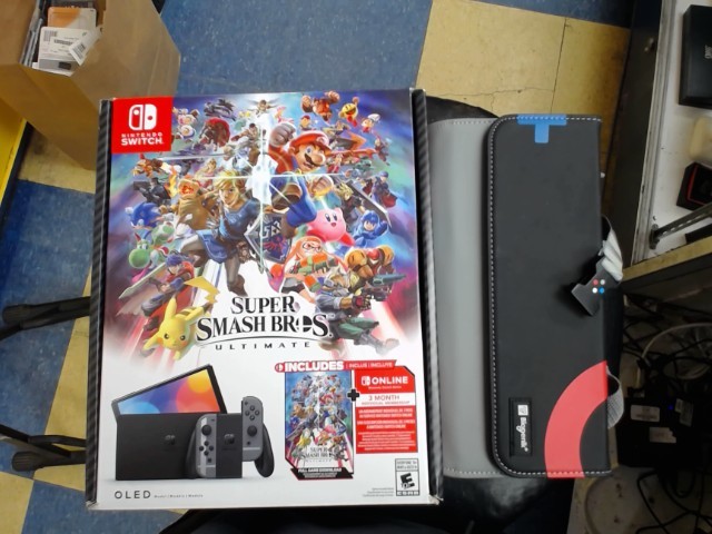 Nintendo switch in box and case