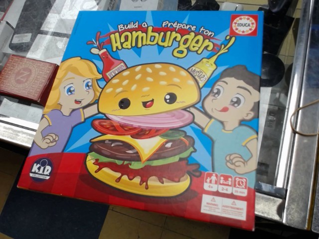 Build a hamburger jeux societe enfant