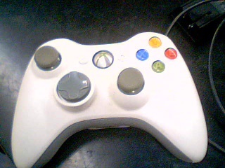 Manette blanc avec fils