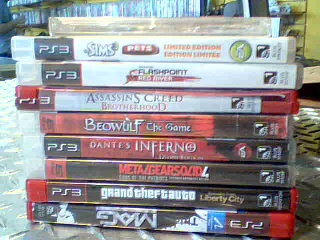 Lot de 9 jeux ps3