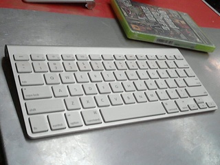 Clavier mac bleu