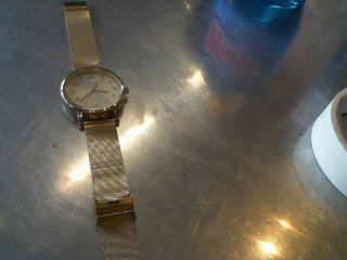 Montre stainless femme