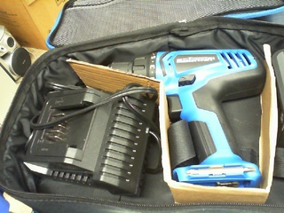 Drill driver mastercraft bleu