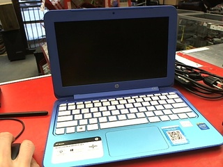 Ordinateur portable hp stream bleu+char