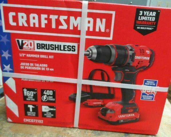 Drill 1/2 `` craftsman boite