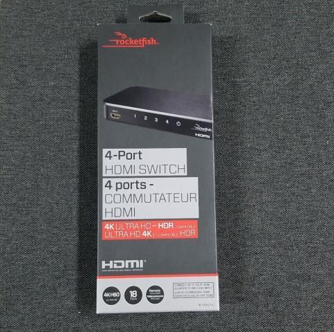 Switch 4 ports hdmi 4k